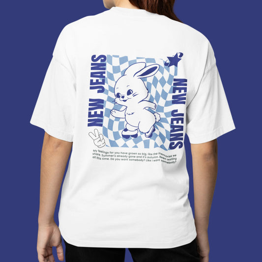 new jeans ditto oversized tshirt