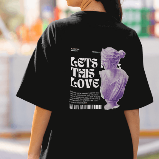 blackpink kill this love oversized tshirt