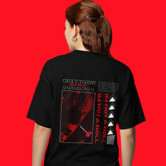 gidle tomboy oversized tshirt