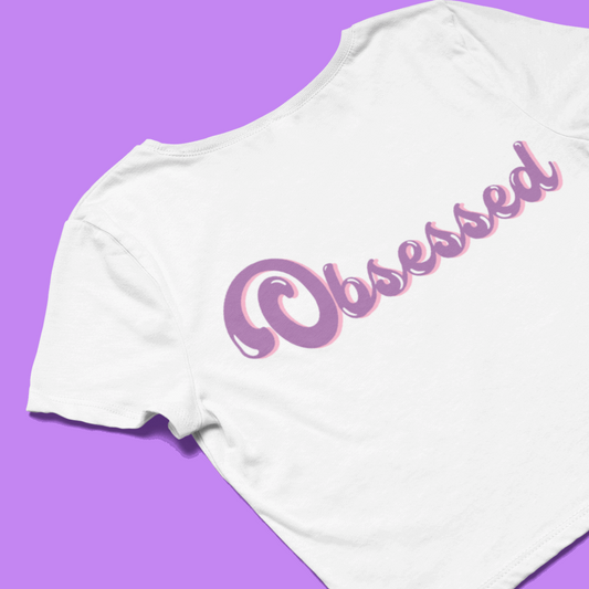 olivia rodrigo obsessed crop top