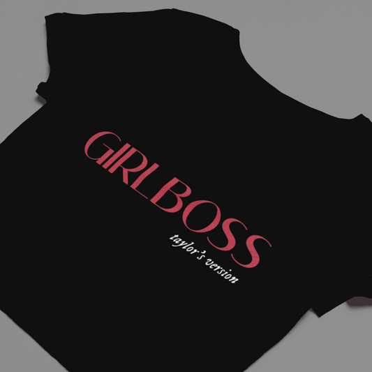taylor swift girlboss taylor's version crop top