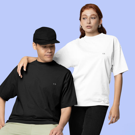 taylor swift the eras tour oversized tshirt (black)