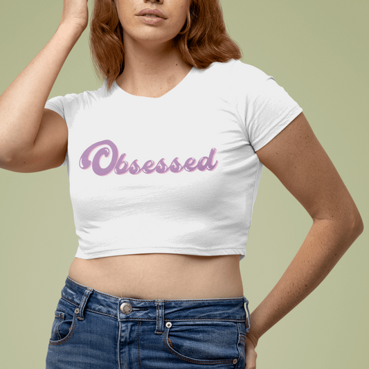 olivia rodrigo obsessed crop top