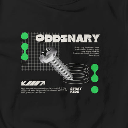 stray kids maniac oddinary regular fit hoodie