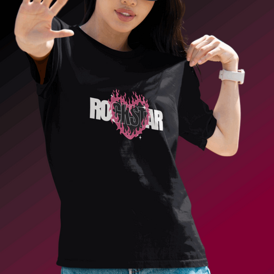 blackpink lisa rockstar regular fit tshirt
