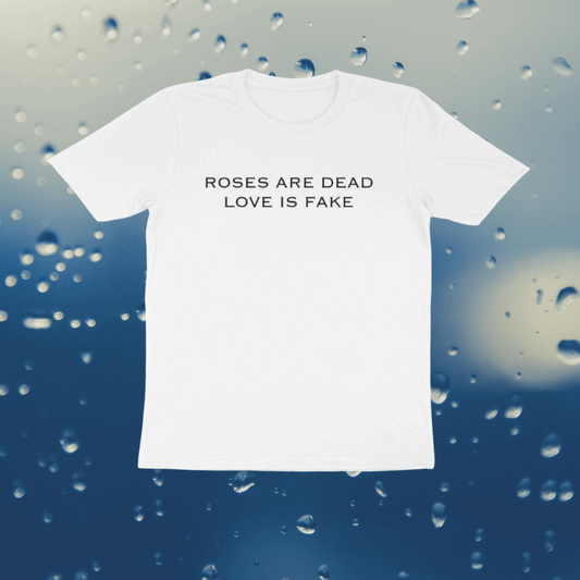 blackpink rosé roses are dead love is fake regular fit tshirt